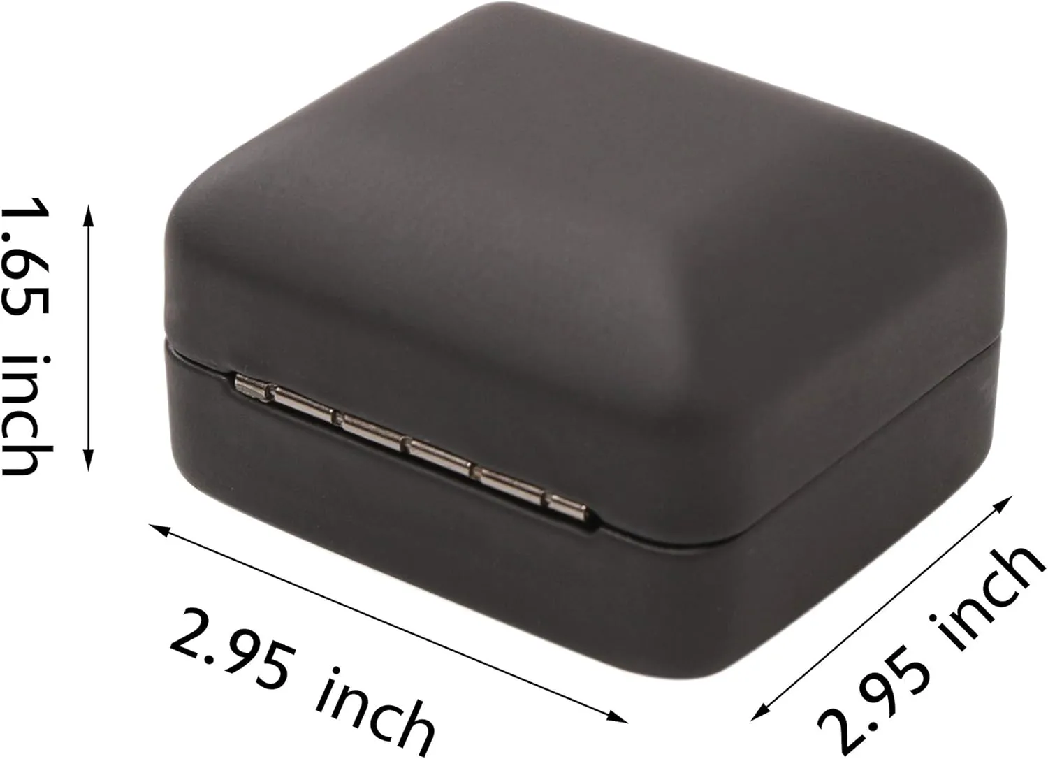 Big Size Metal Glossy LED Jewelry Gift Box Ring Jewelry Exhibition - Suitable for a pair of rings