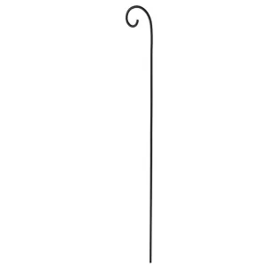 Black Floral Stake 20"