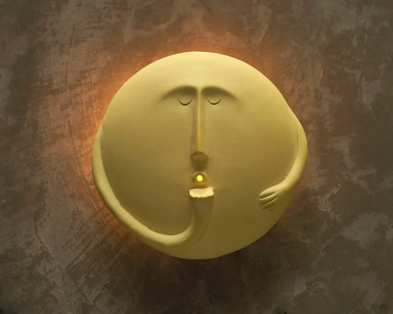 Blown Away Wall Light/ Sculpture