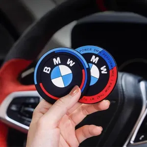 BMW Car Cup Mat Set - Perfect Fit & Durable