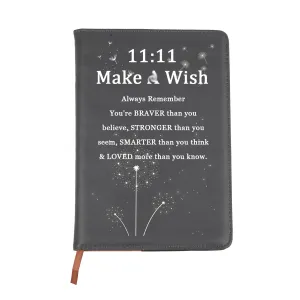 BNQL Make a Notebook 11 11 Make a Gifts Dandelion Gifts Make a Leather Journal Notebook Angel Number Spiritual Gift (Make a Notebook) Unknown Binding