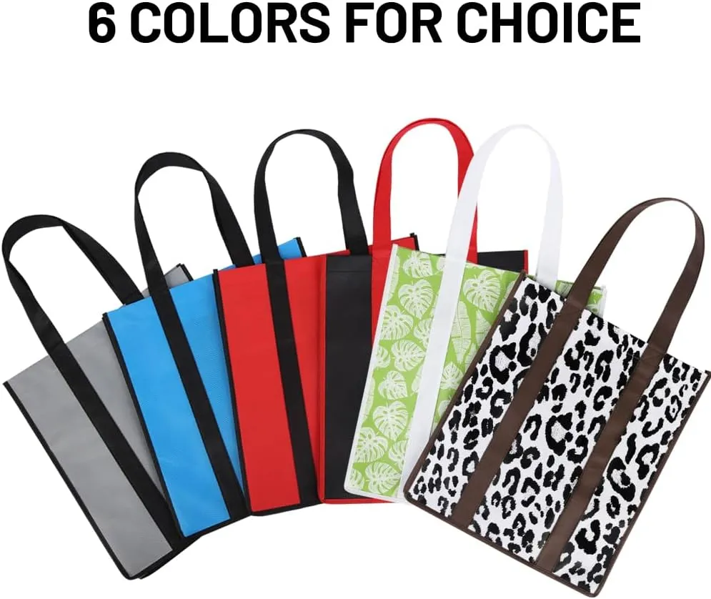 Bodaon 10Pk Collapsible Kitchen Reusable Grocery Bags, the Utility Tote Bag Bulk, Large Folding/Foldable Reusable Shopping Cart for Groceries, Storage Totes Heavy Duty, Shopping Basket (Green Leaf)