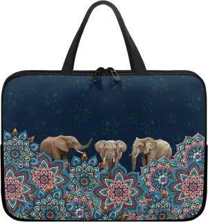 Boho Aztec Print Laptop Sleep Bag for Men Slim Briefcase Laptop Messenger Bag 17inch Laptop Sleeve Case Handbag Laptop Cover Cute Laptop Tote Bag for 14""15""15.6""17.3""Laptop