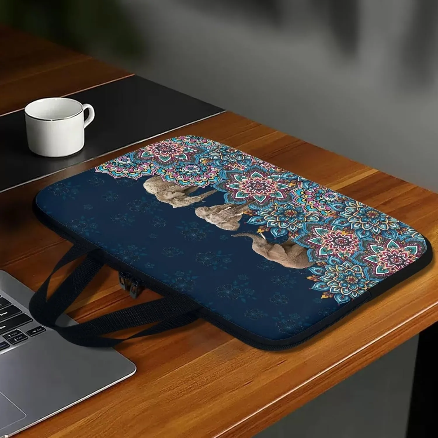 Boho Aztec Print Laptop Sleep Bag for Men Slim Briefcase Laptop Messenger Bag 17inch Laptop Sleeve Case Handbag Laptop Cover Cute Laptop Tote Bag for 14""15""15.6""17.3""Laptop