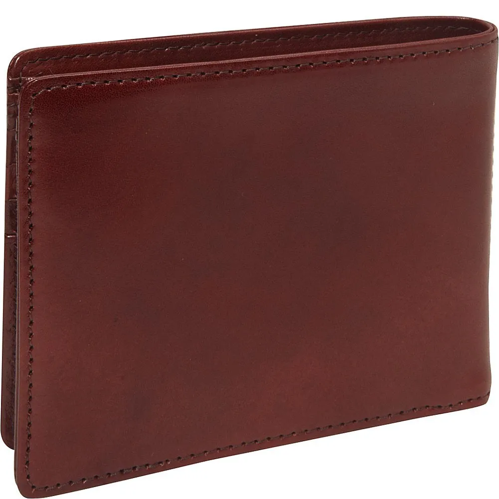 Bosca Men's Genuine Leather Bifold Executive ID Wallet