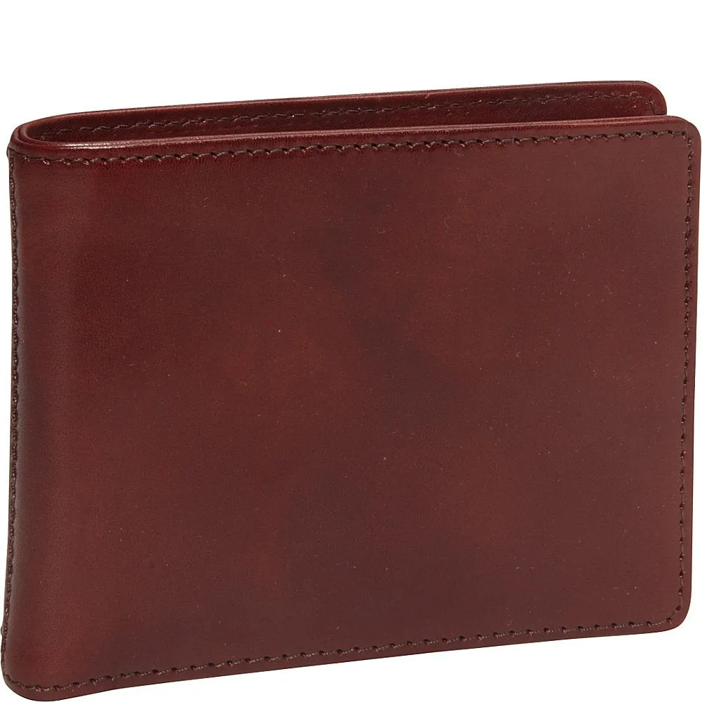 Bosca Men's Genuine Leather Bifold Executive ID Wallet