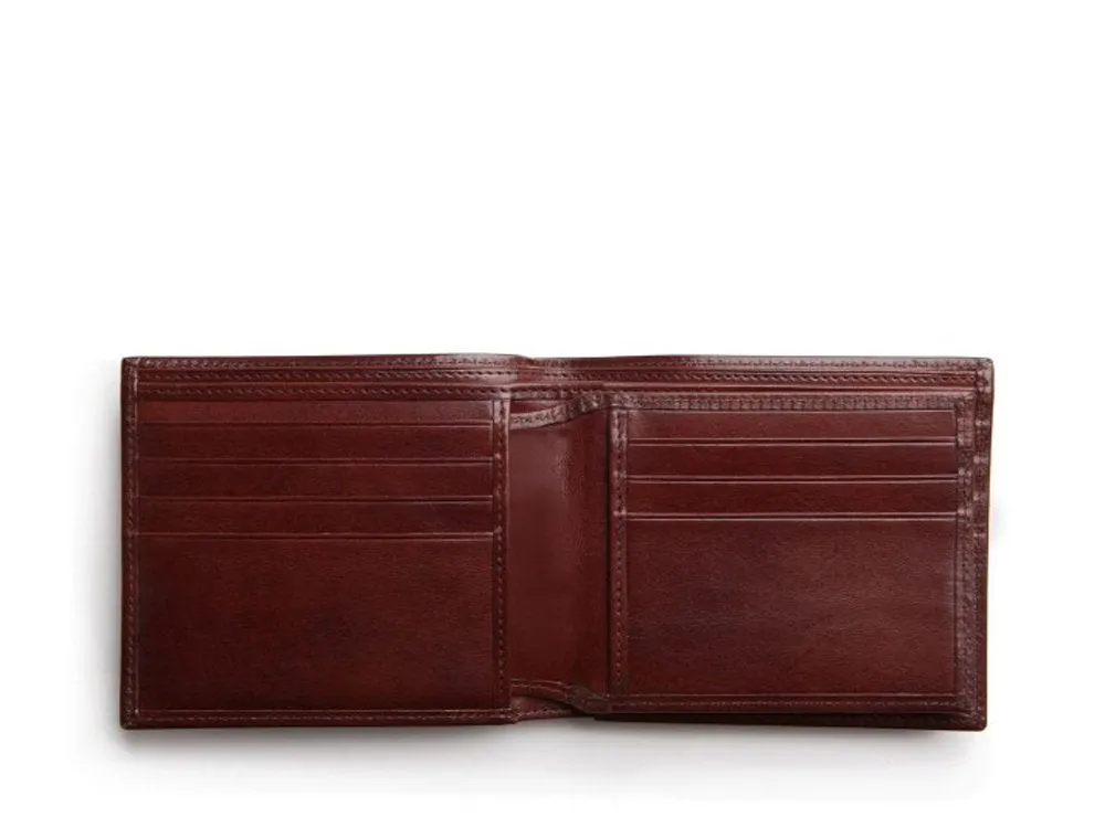 Bosca Men's Old Leather Collection - Eight-Pocket Deluxe Executive Wallet w/ Passcase