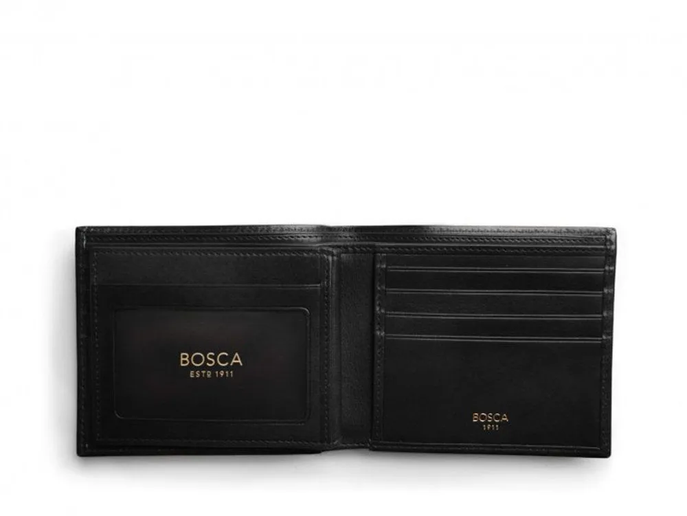 Bosca Men's Old Leather Collection - Eight-Pocket Deluxe Executive Wallet w/ Passcase