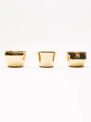 Brass Set Of 3 Pcs Kin Tealight