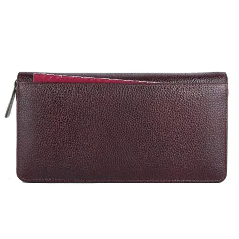 Brown Leather Unisex Organizer