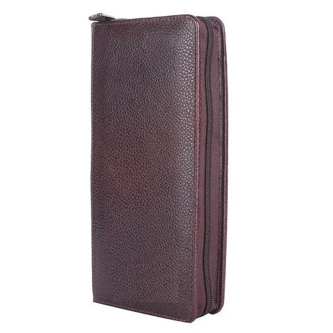 Brown Leather Unisex Organizer