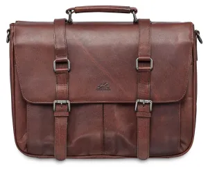 Buffalo Collection Quick offer Leather Briefcase Christmas clearance Mancini