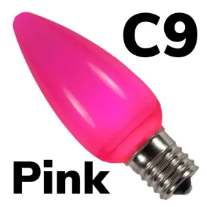 C9 LED Smooth Opaque Bulb