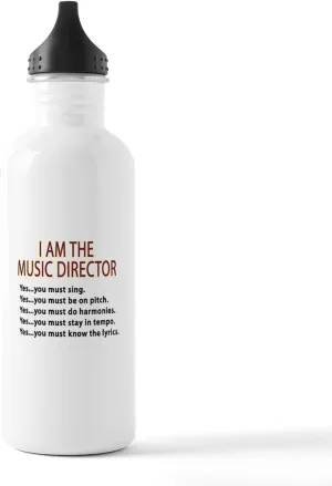 CafePress Music Director Stainless Water Bottle 1 1.0L (34 oz) Stainless Steel Water Bottle