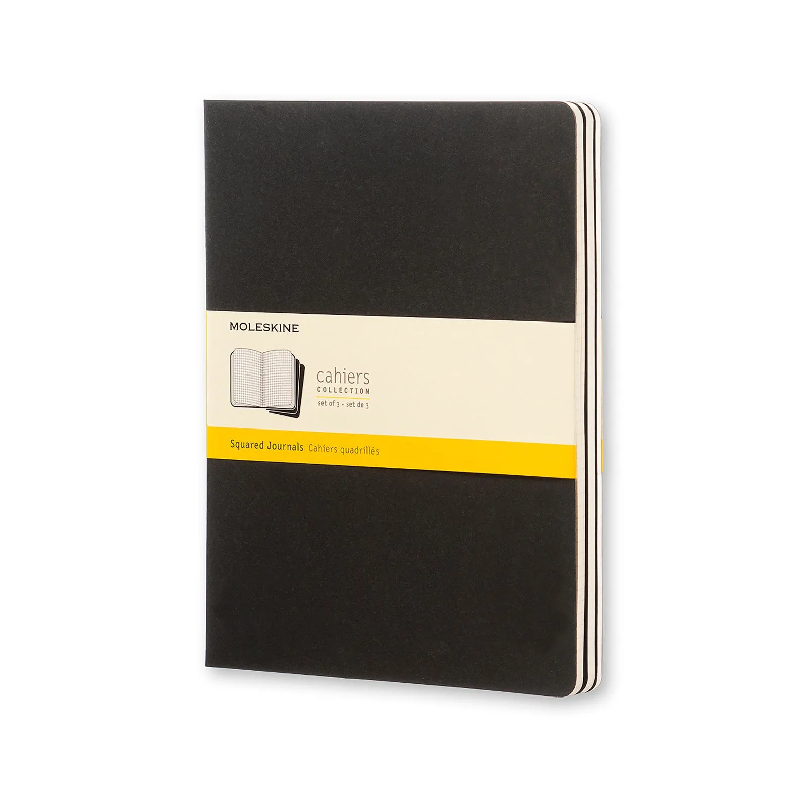 Cahier Extra Large Notebook Set Black