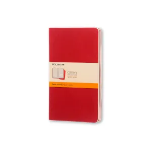Cahier Large Notebook Set Cranberry Red