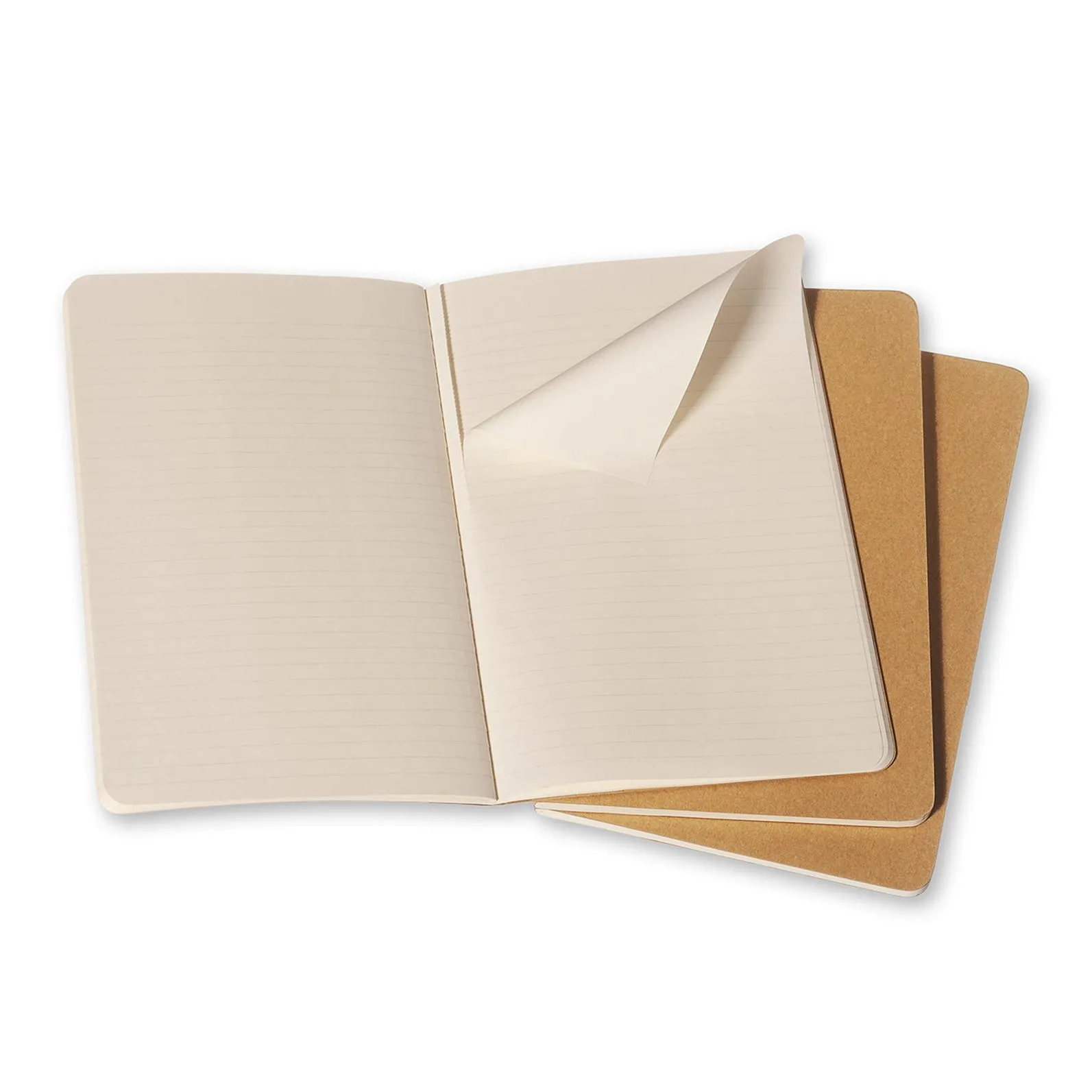 Cahier Large Notebook Set Kraft