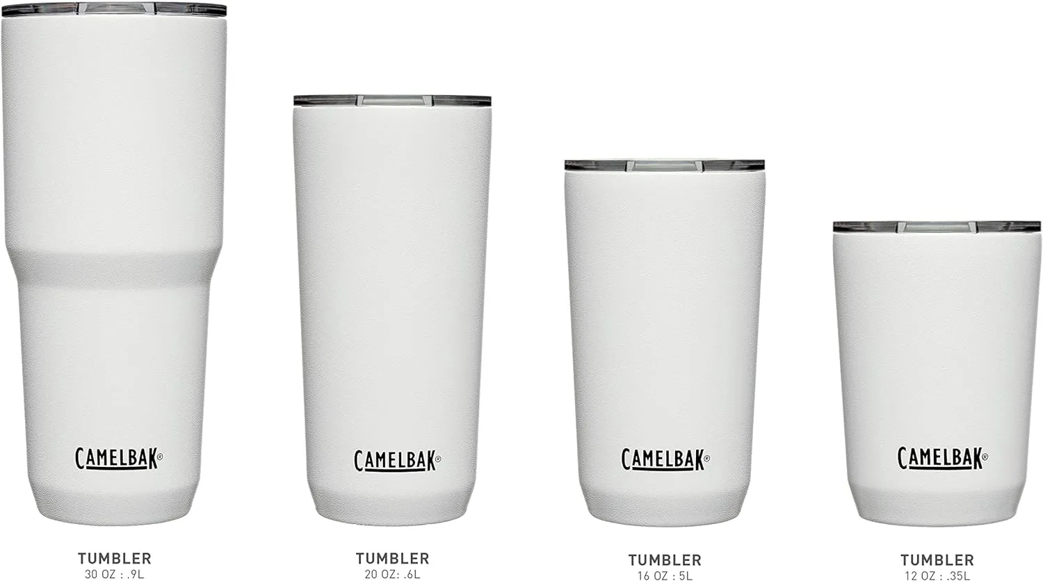 CamelBak Horizon 12oz Tumbler in Stainless Steel with Tri-Mode Lid and Double Wall