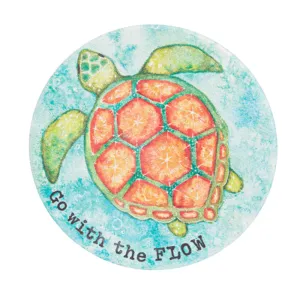 Car Coaster "Go with the flow" Sea Turtle