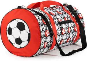 ChalkTalkSPORTS Soccer Explorer Duffle Bag | Soccer Chase Sports Bag