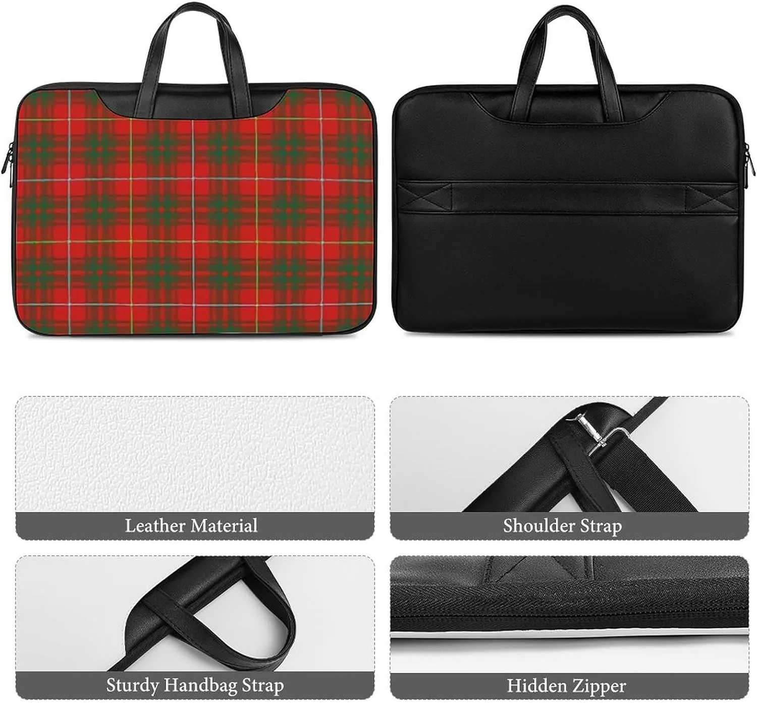 Clan MacArthur Arthur Handheld Single Shoulder Crossbody Laptop Bag Unisex