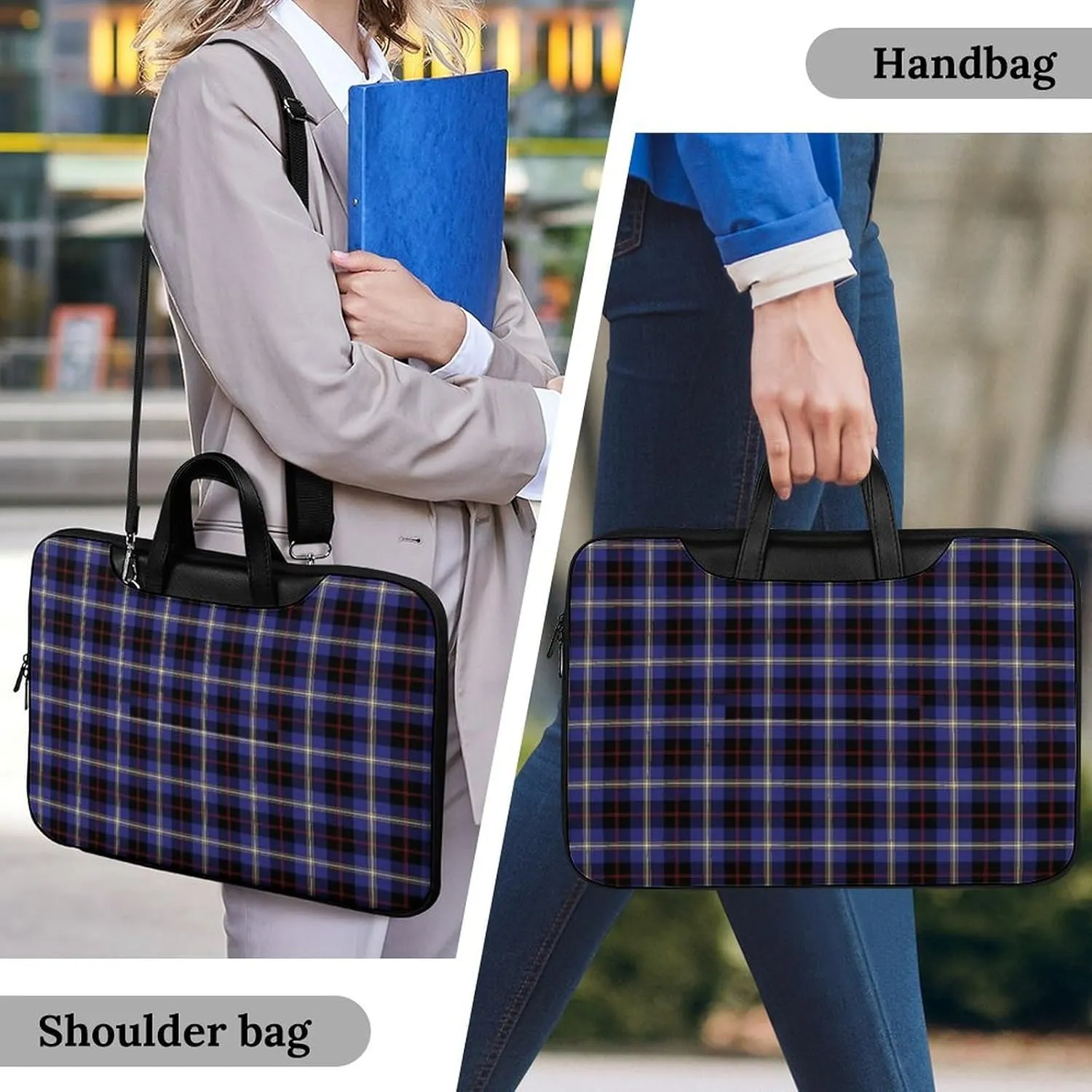 Clan MacArthur Arthur Handheld Single Shoulder Crossbody Laptop Bag Unisex