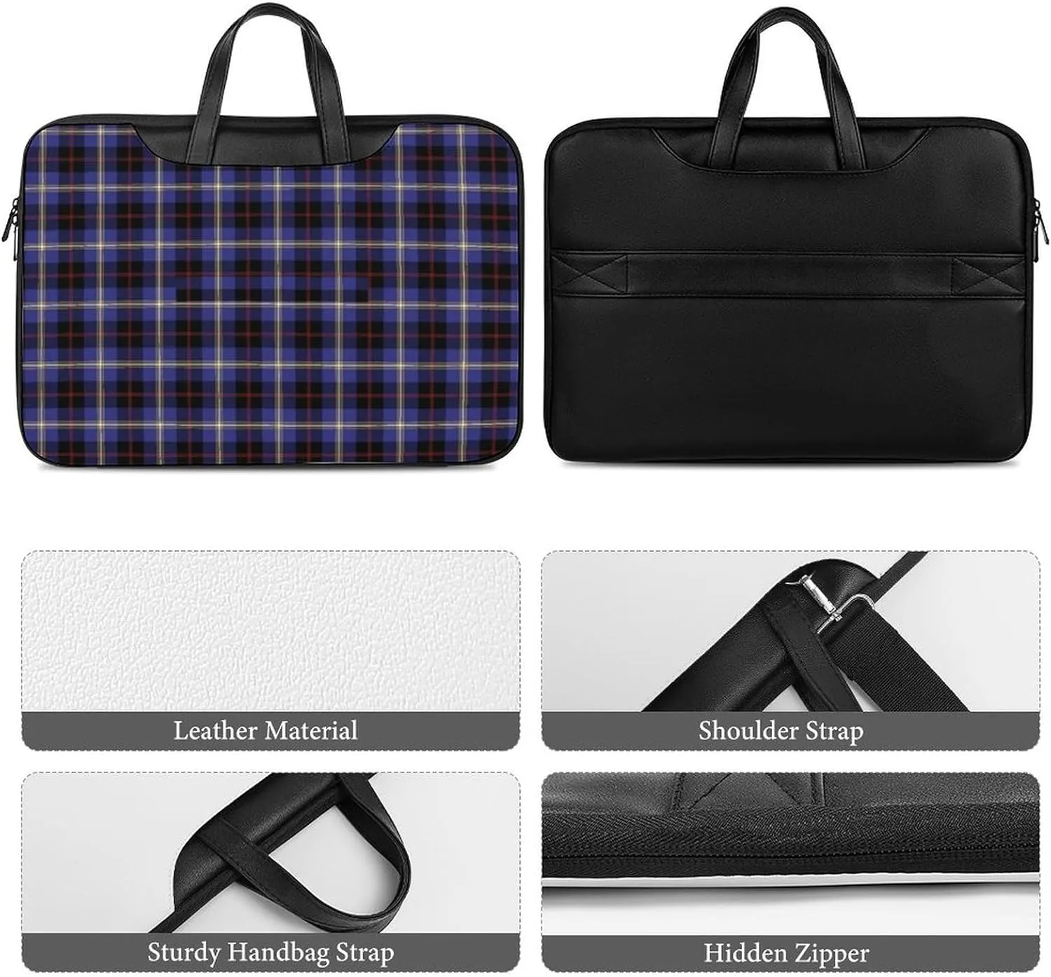 Clan MacArthur Arthur Handheld Single Shoulder Crossbody Laptop Bag Unisex