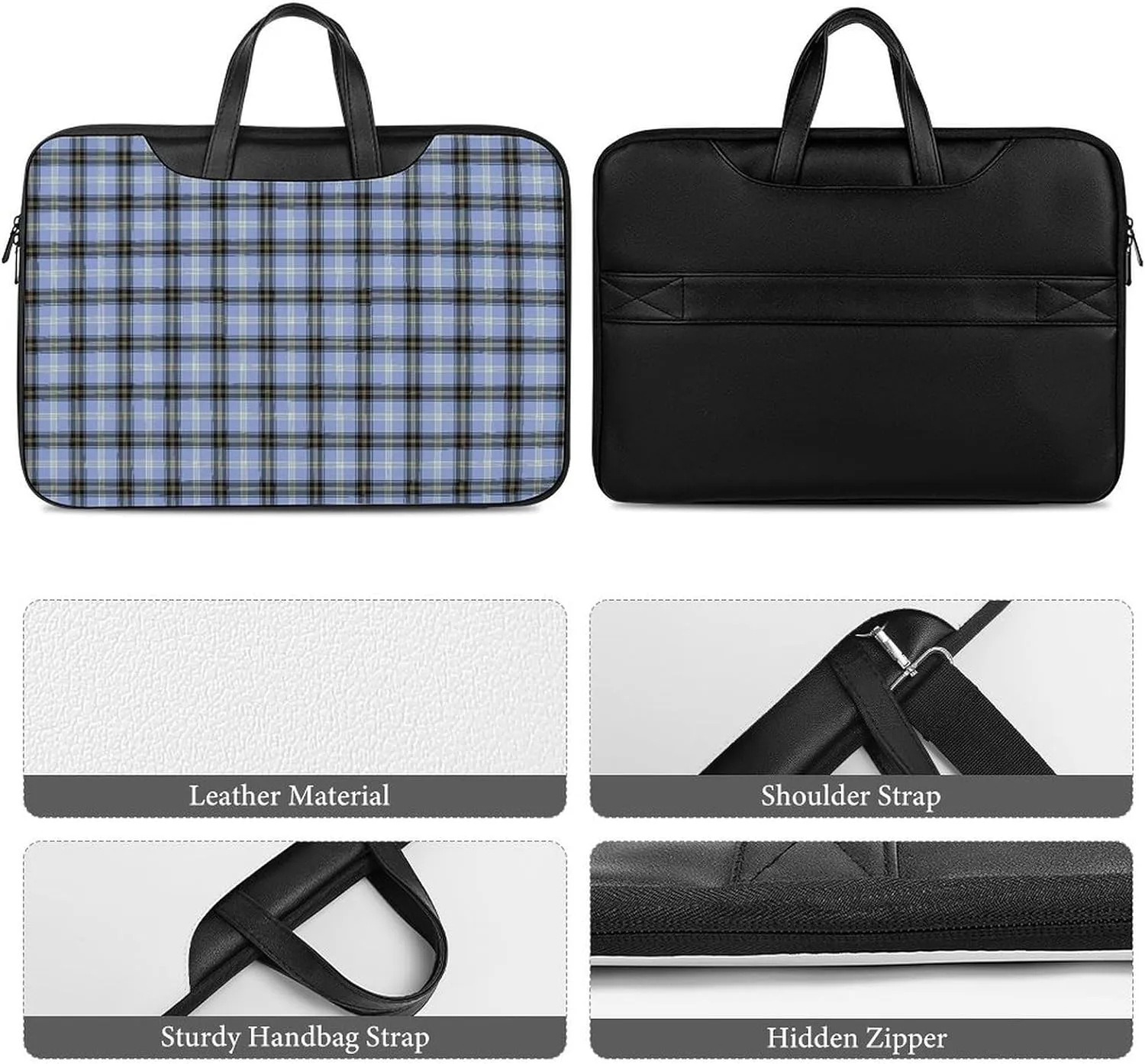 Clan MacArthur Arthur Handheld Single Shoulder Crossbody Laptop Bag Unisex