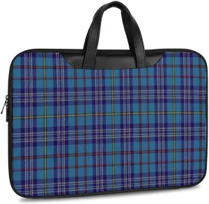 Clan Rutherford Tartan Handheld Single Shoulder Crossbody Laptop Bag Unisex