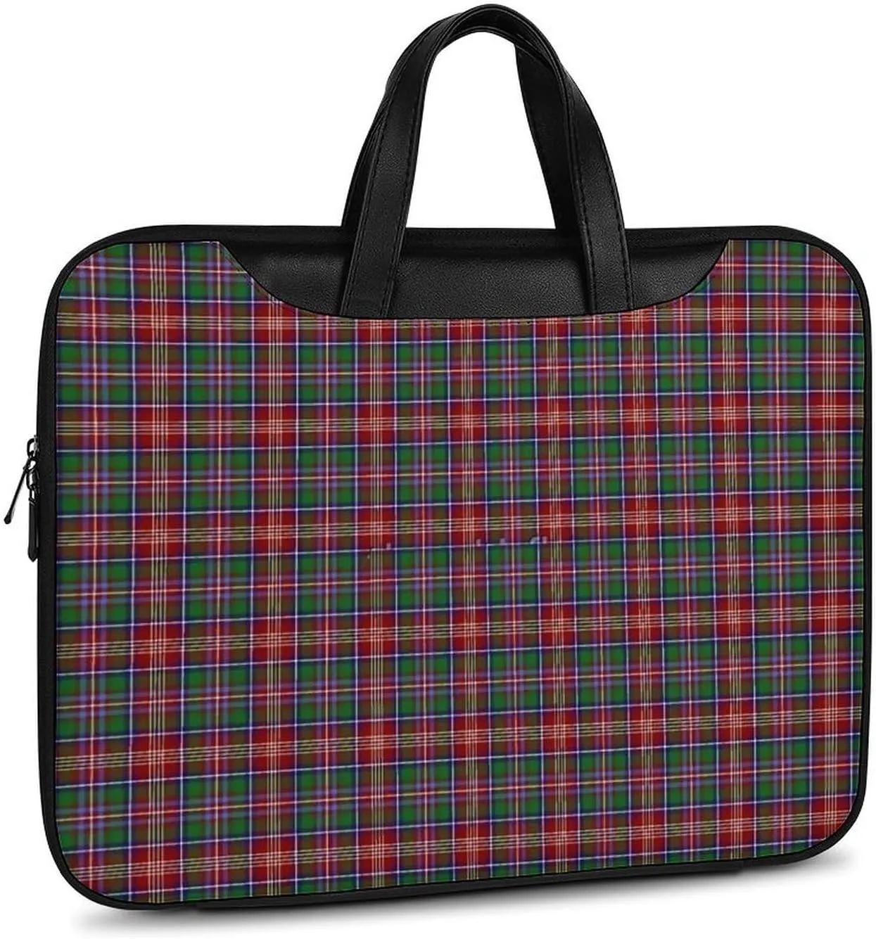 Clan Rutherford Tartan Handheld Single Shoulder Crossbody Laptop Bag Unisex