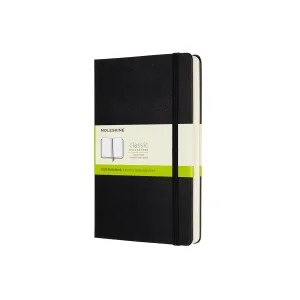 Classic Large Hard Cover Expanded Notebook Black