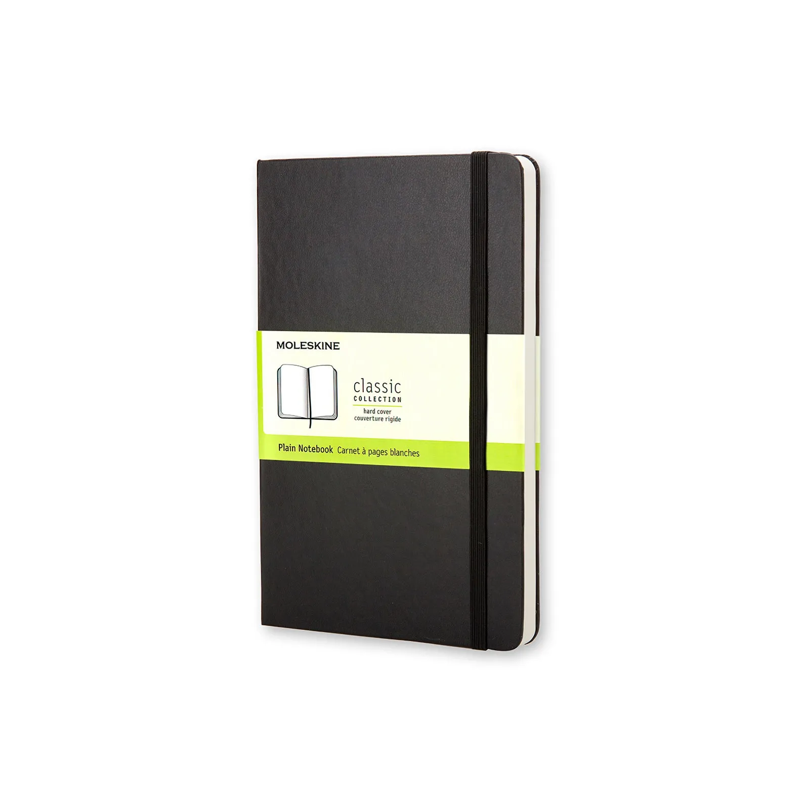 Classic Large Hard Cover Notebook Black