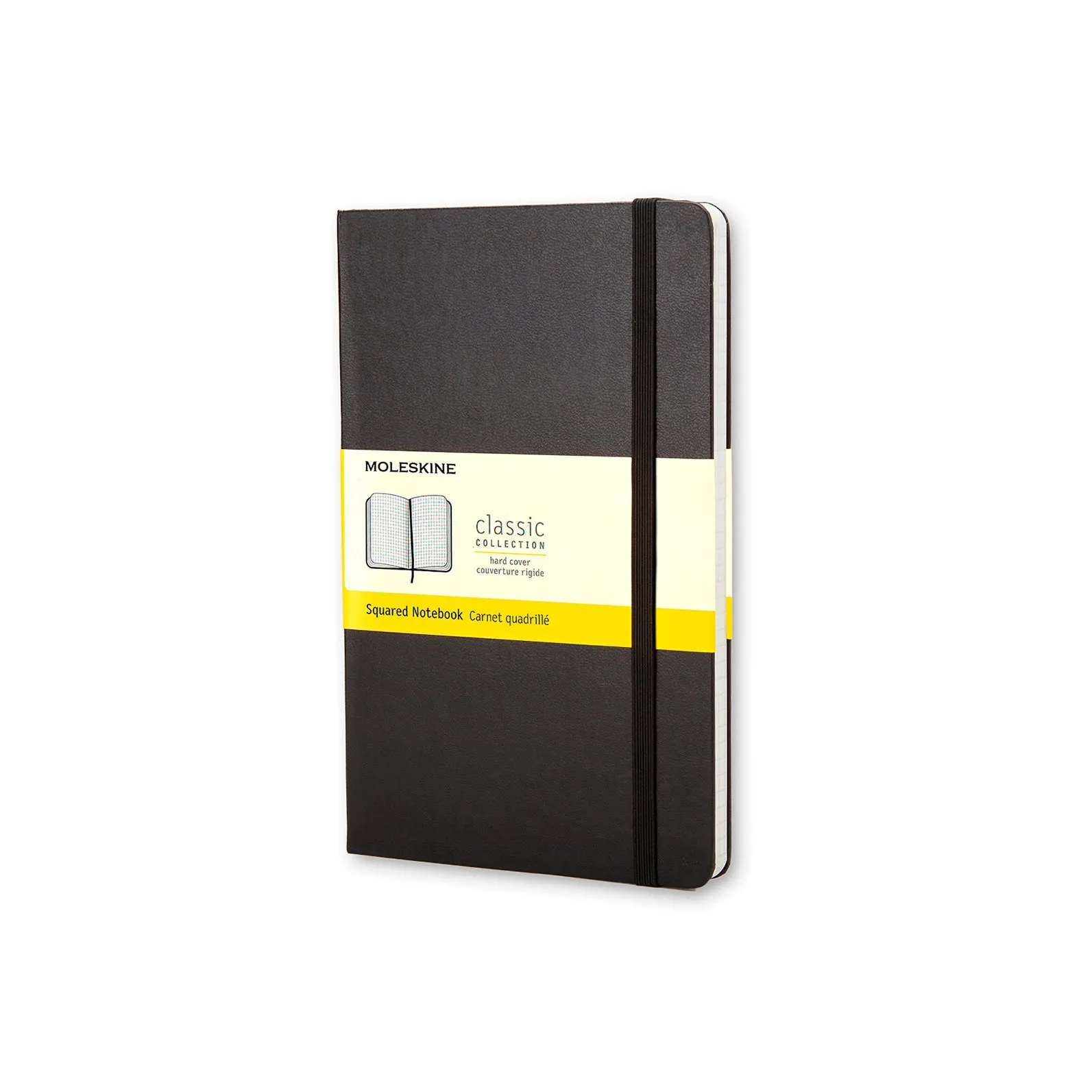 Classic Large Hard Cover Notebook Black