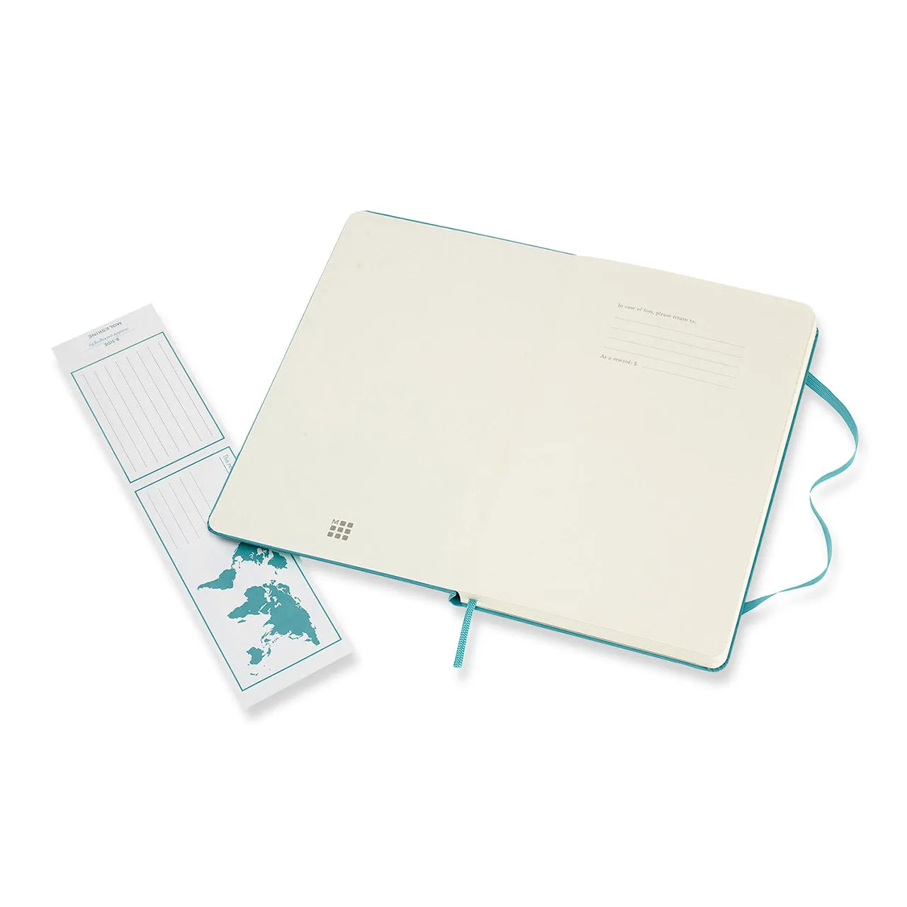Classic Large Hard Cover Notebook Reef Blue