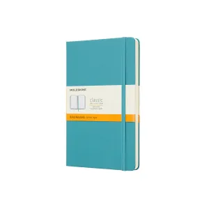 Classic Large Hard Cover Notebook Reef Blue