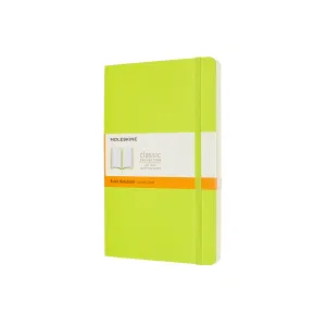 Classic Large Soft Cover Notebook Lemon Green