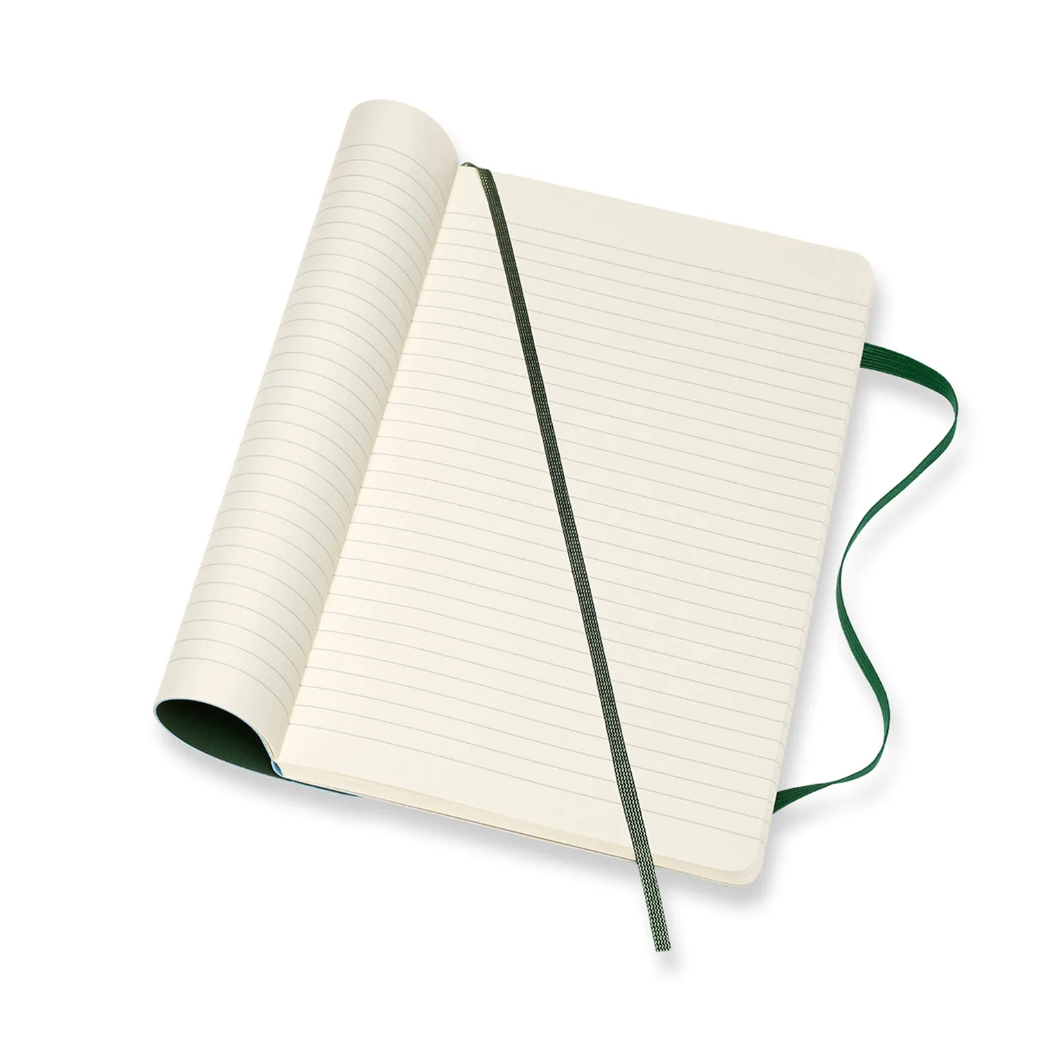 Classic Large Soft Cover Notebook Myrtle Green