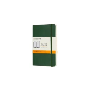 Classic Pocket Soft Cover Notebook Myrtle Green