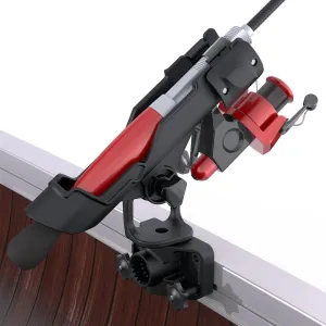 Combo Mount Fishing Rod Holders - 360 Degree Adjustable Boat Rod Rack