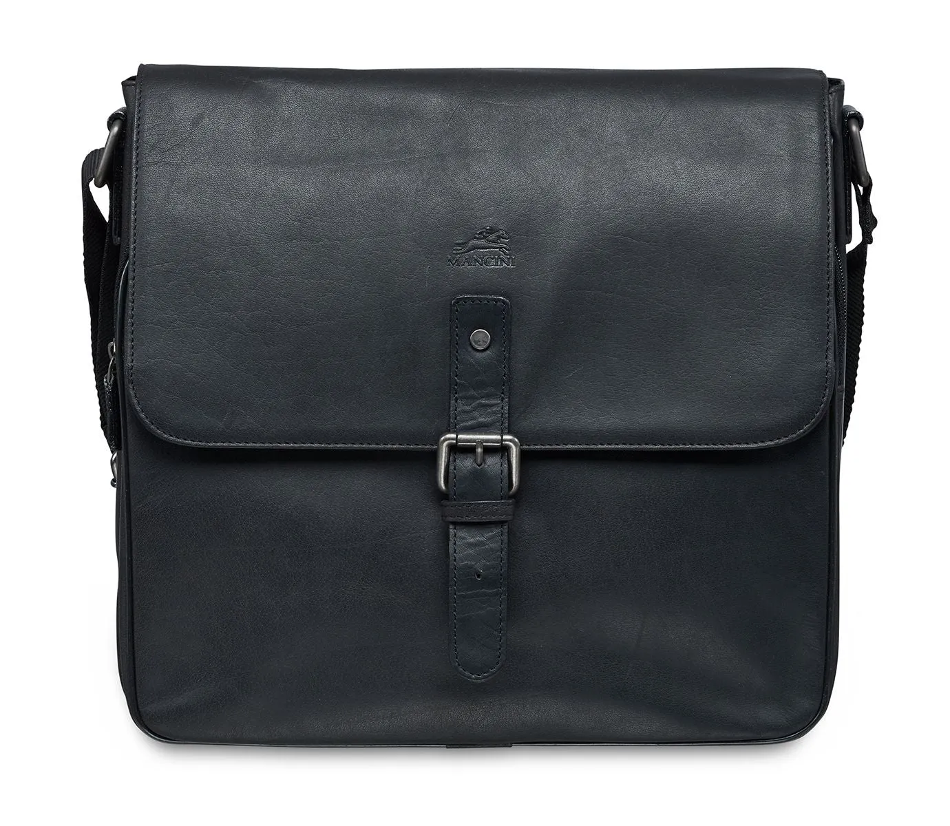 Compact Bag Worldwide tracking Buffalo Custom-built Collection Messenger Leather Mancini