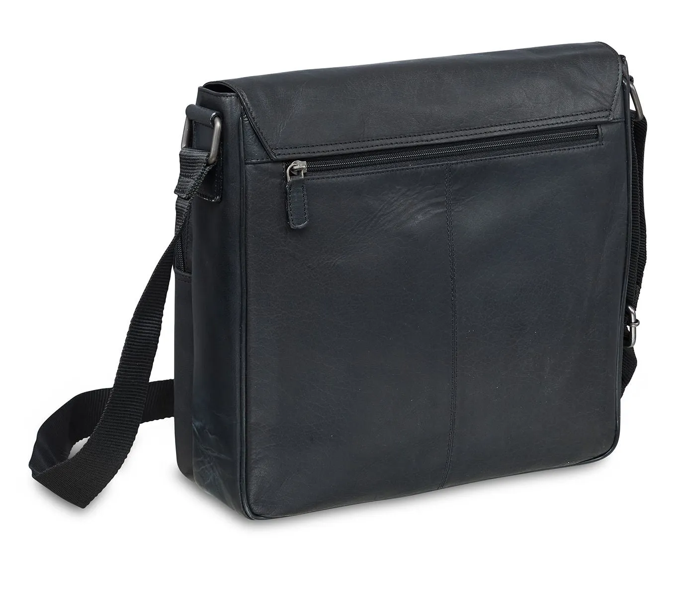 Compact Bag Worldwide tracking Buffalo Custom-built Collection Messenger Leather Mancini