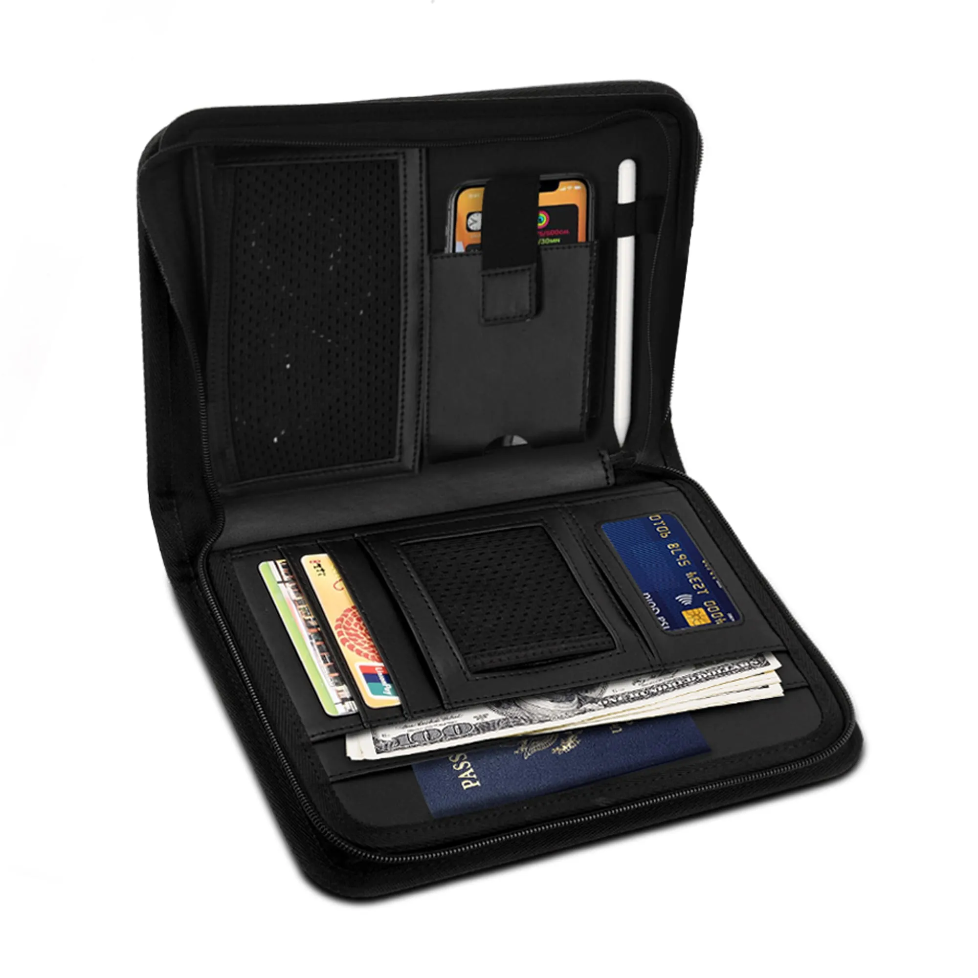 Cooper BizMate Pro Universal Travel Portfolio Organizer Case with A5 Notepad for 6-8" & 9-10.5" Tablets