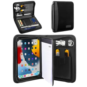 Cooper BizMate Pro Universal Travel Portfolio Organizer Case with A5 Notepad for 6-8" & 9-10.5" Tablets
