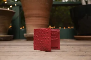 Crown Executive Red Wallet