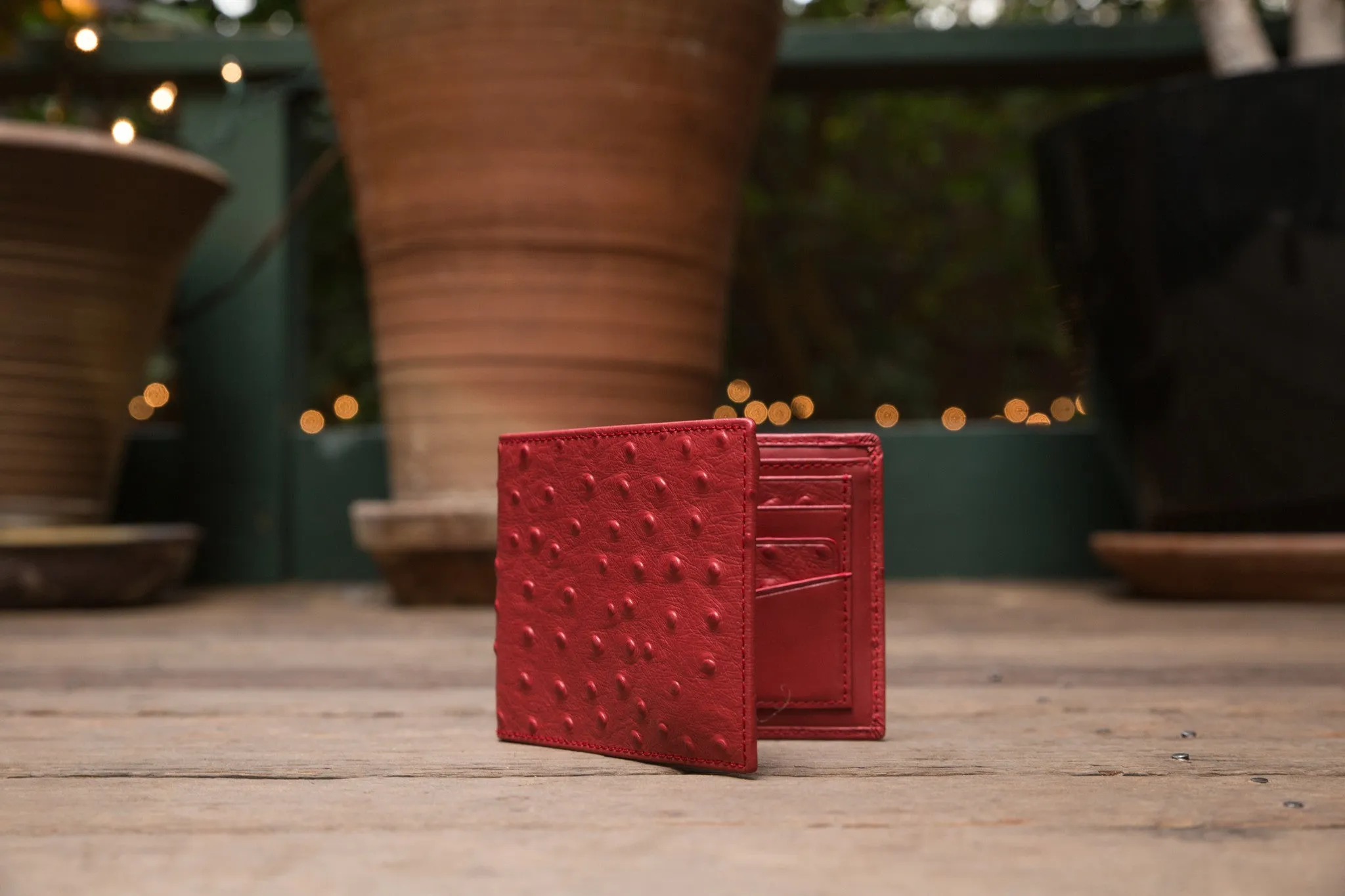 Crown Executive Red Wallet