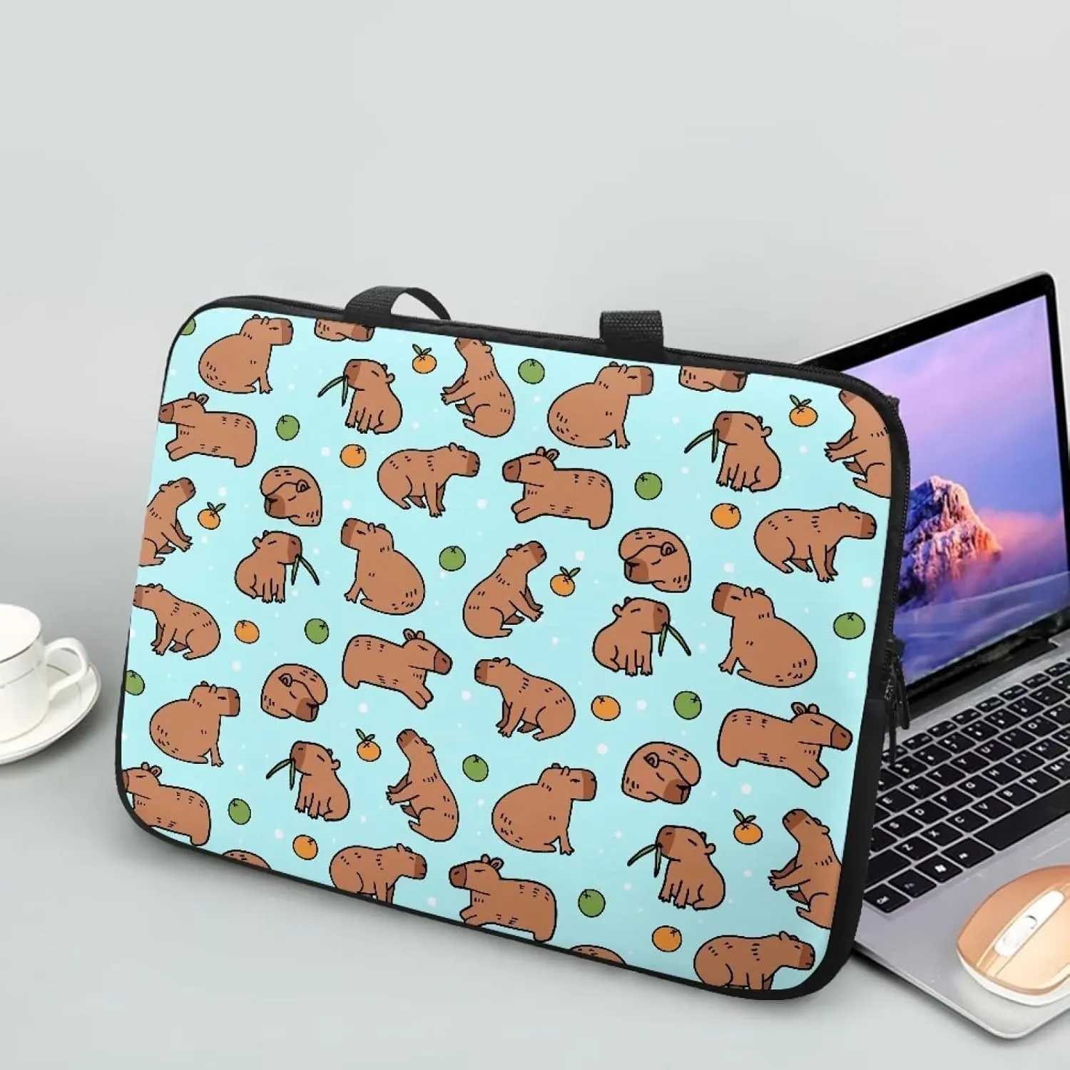 Cute Laptop Bag for Women 13In Lightweight Laptop Messenger Bag Briefcase Large Laptop Tote Bag for Men
