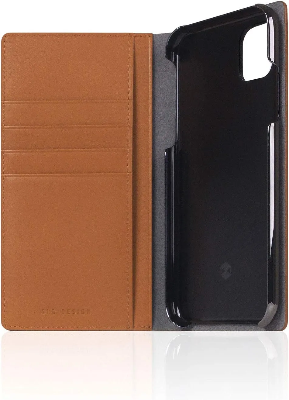 Design SD17929i61R Calf Skin Leather Diary Camel iPhone 11