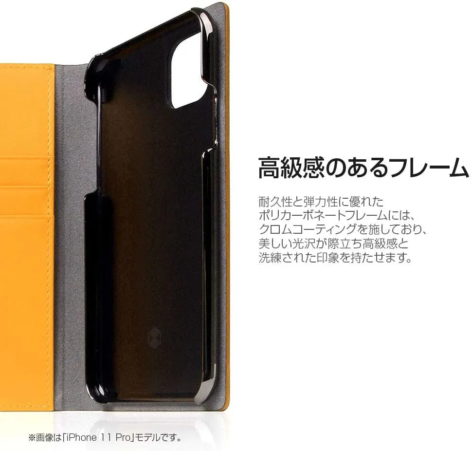 Design SD17929i61R Calf Skin Leather Diary Camel iPhone 11