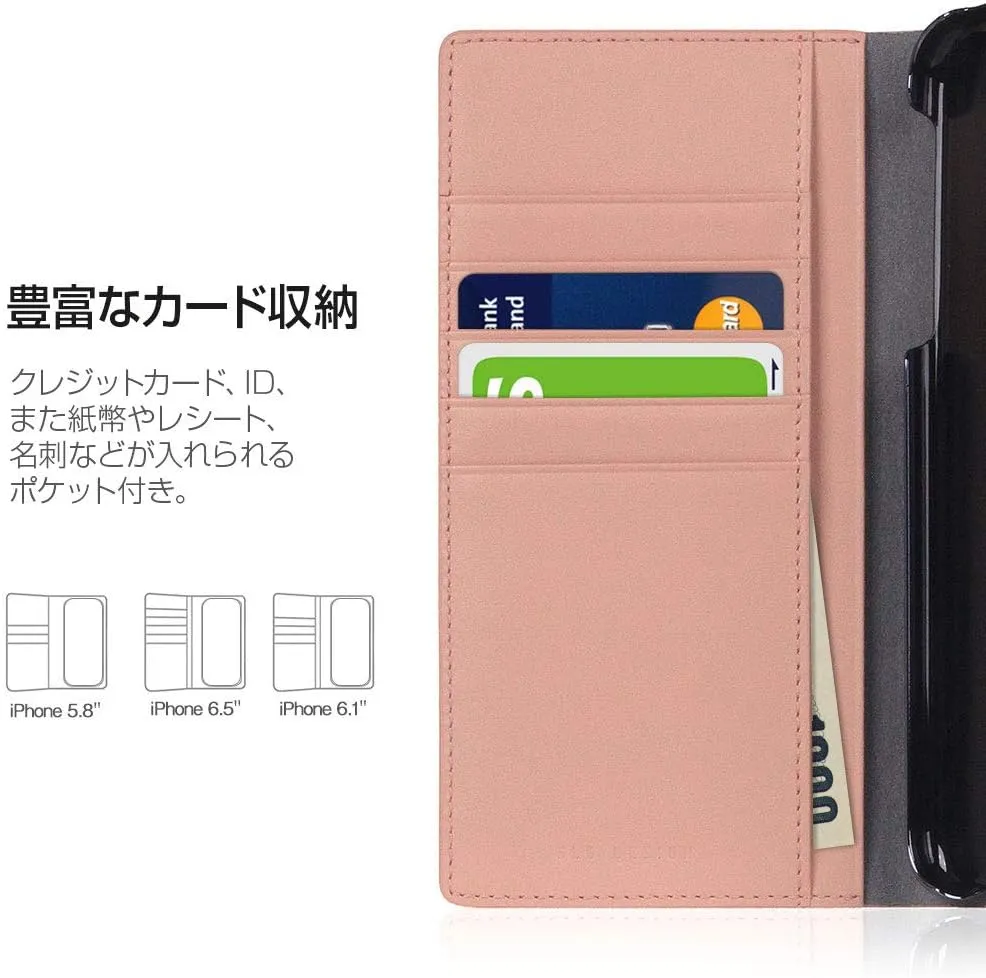 Design SD17929i61R Calf Skin Leather Diary Camel iPhone 11