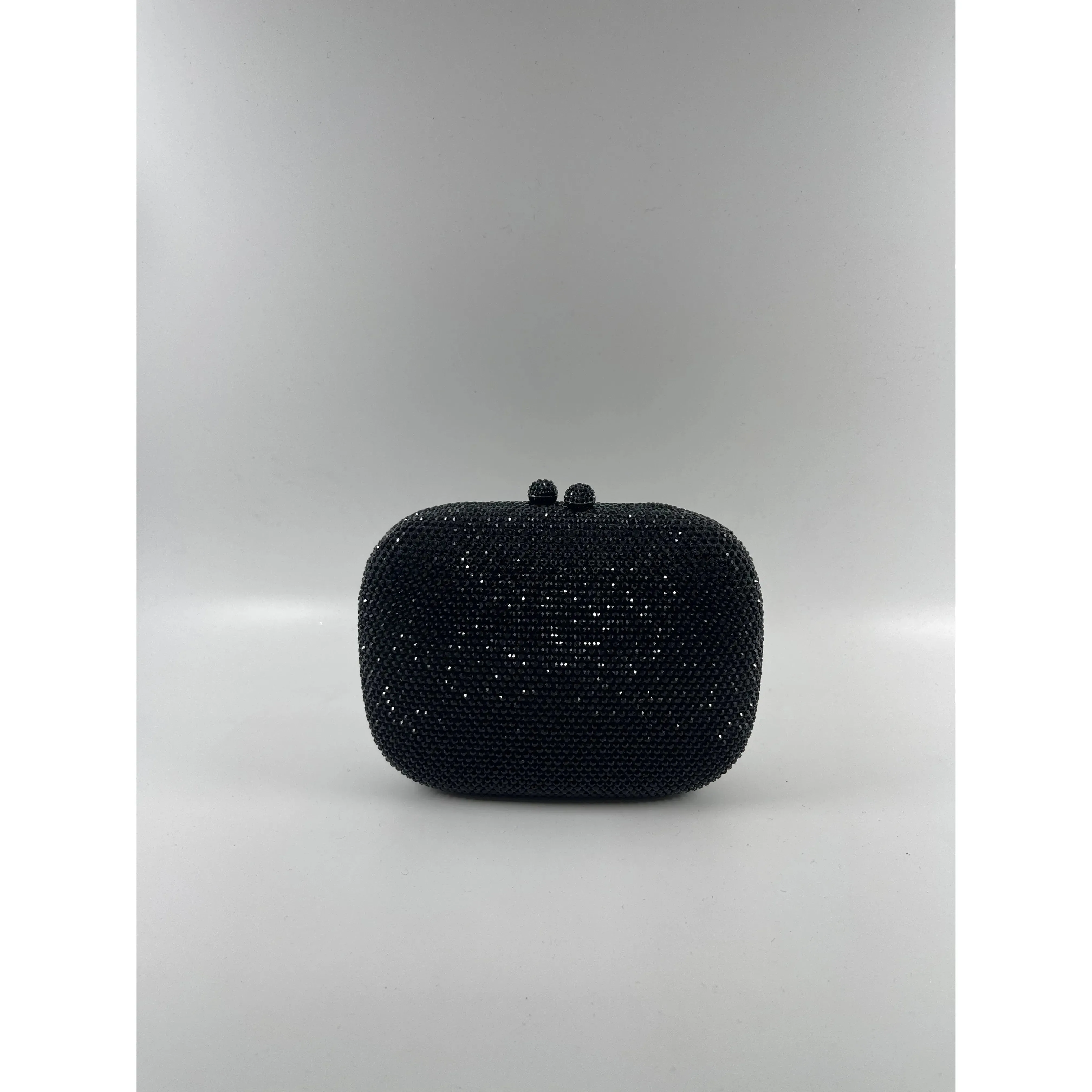 DIANNA | Black crystal Clutch